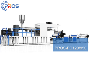 High-Efficiency Single Screw Plastic Extruder for PP/PS Thermoforming Sheet